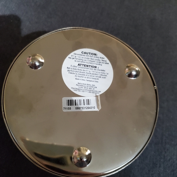 EUC BATH AND BODY WORKS CANDLE HOLDER - Picture 3 of 4